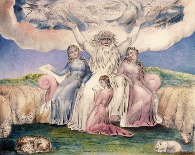 Job et ses filles - William Blake